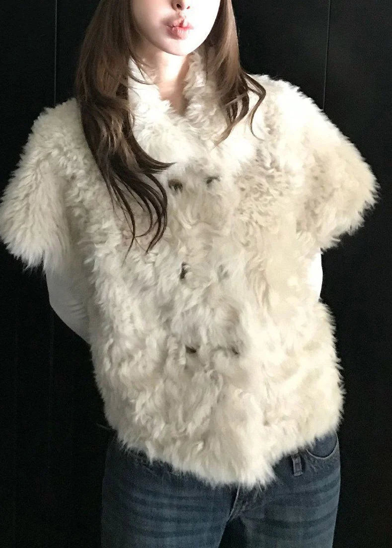 Gilet Femme Col Claudine Manches Courtes Style Classique 4