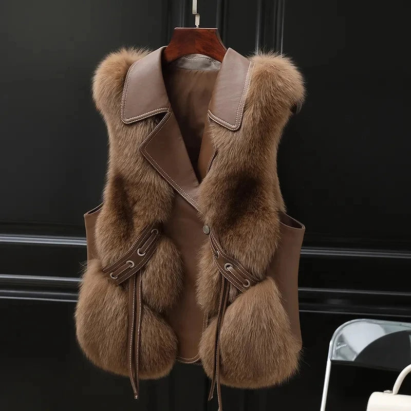 Gilet Femme à Col Noué 3
