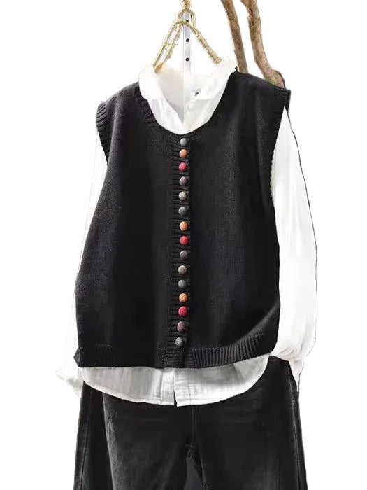 Gilet Tricoté Ample pour Femmes 0