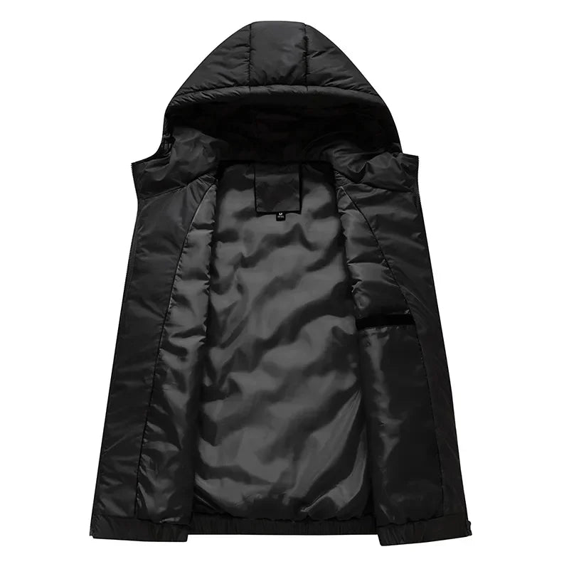Gilet à capuche pour hommes style tech-wear 5