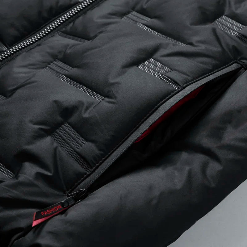Gilet à capuche pour hommes style tech-wear 6