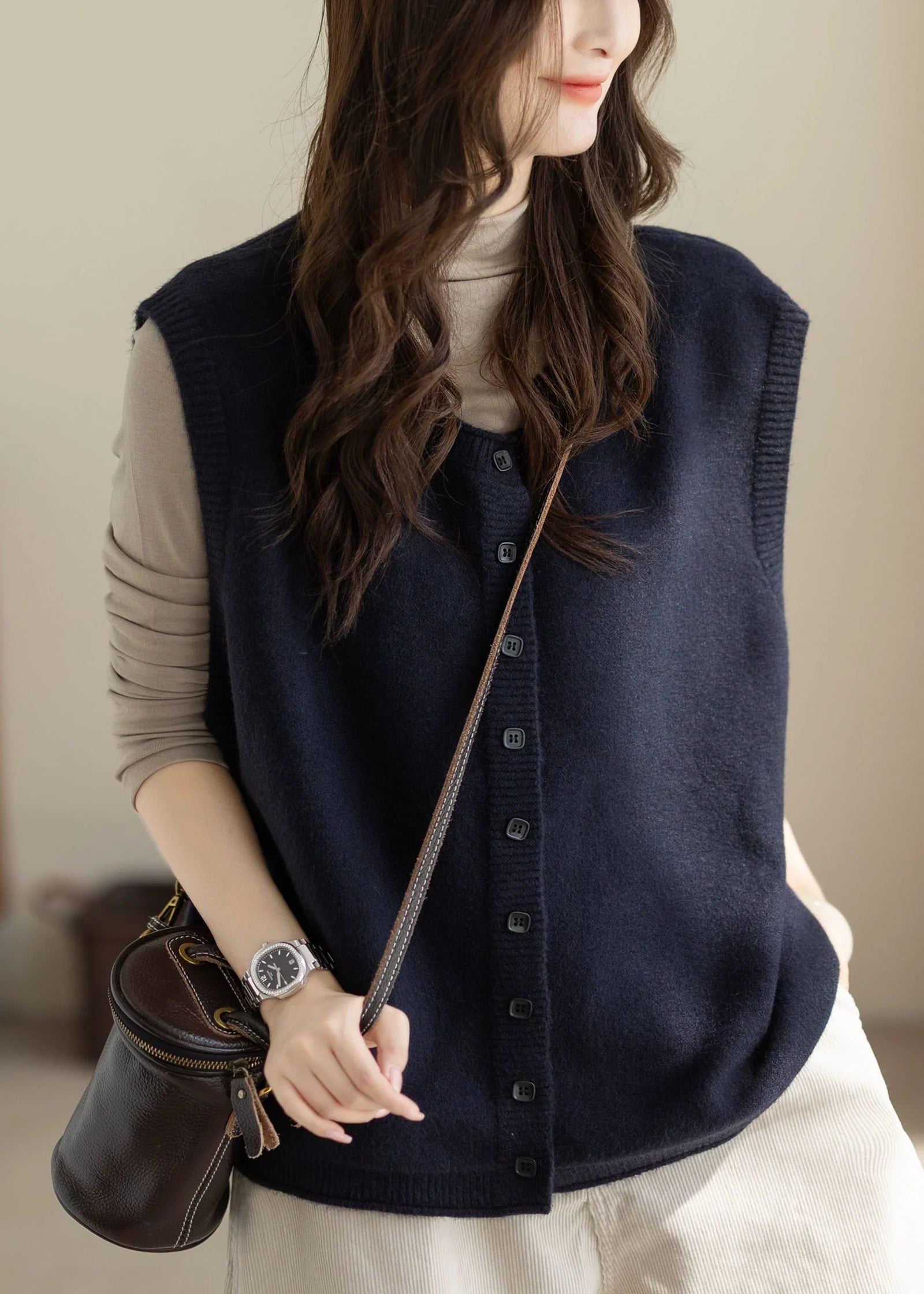 Gilet d'hiver oversize pour femme style décontracté 2