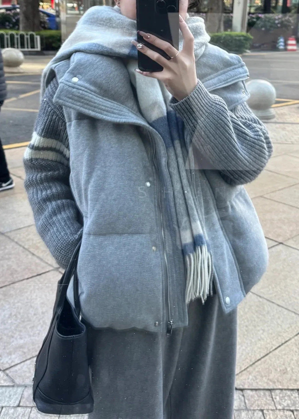 Gilet d'hiver oversize pour femme style décontracté 3