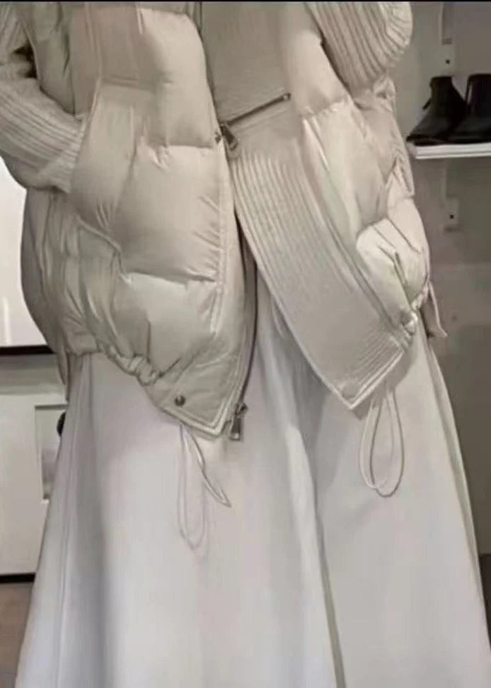 Gilet d'hiver pour femmes à fermeture éclair et cordon de serrage 3