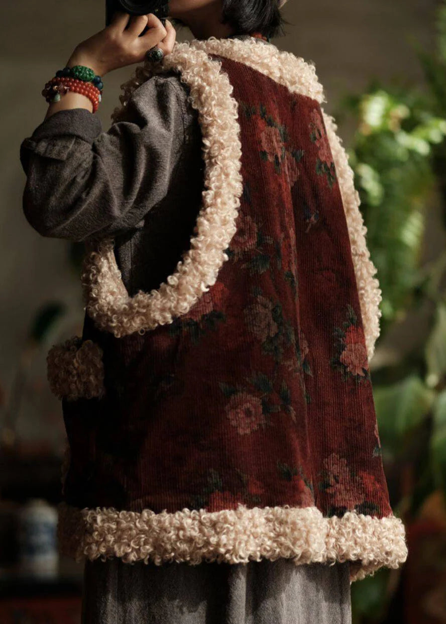 Gilet d'hiver pour homme style velours côtelé rembourré 4