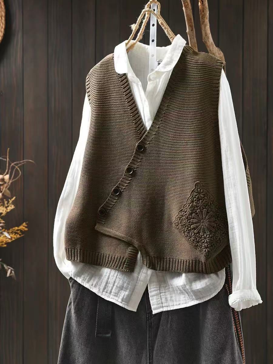 Gilet en Tricot Femme Chic 3