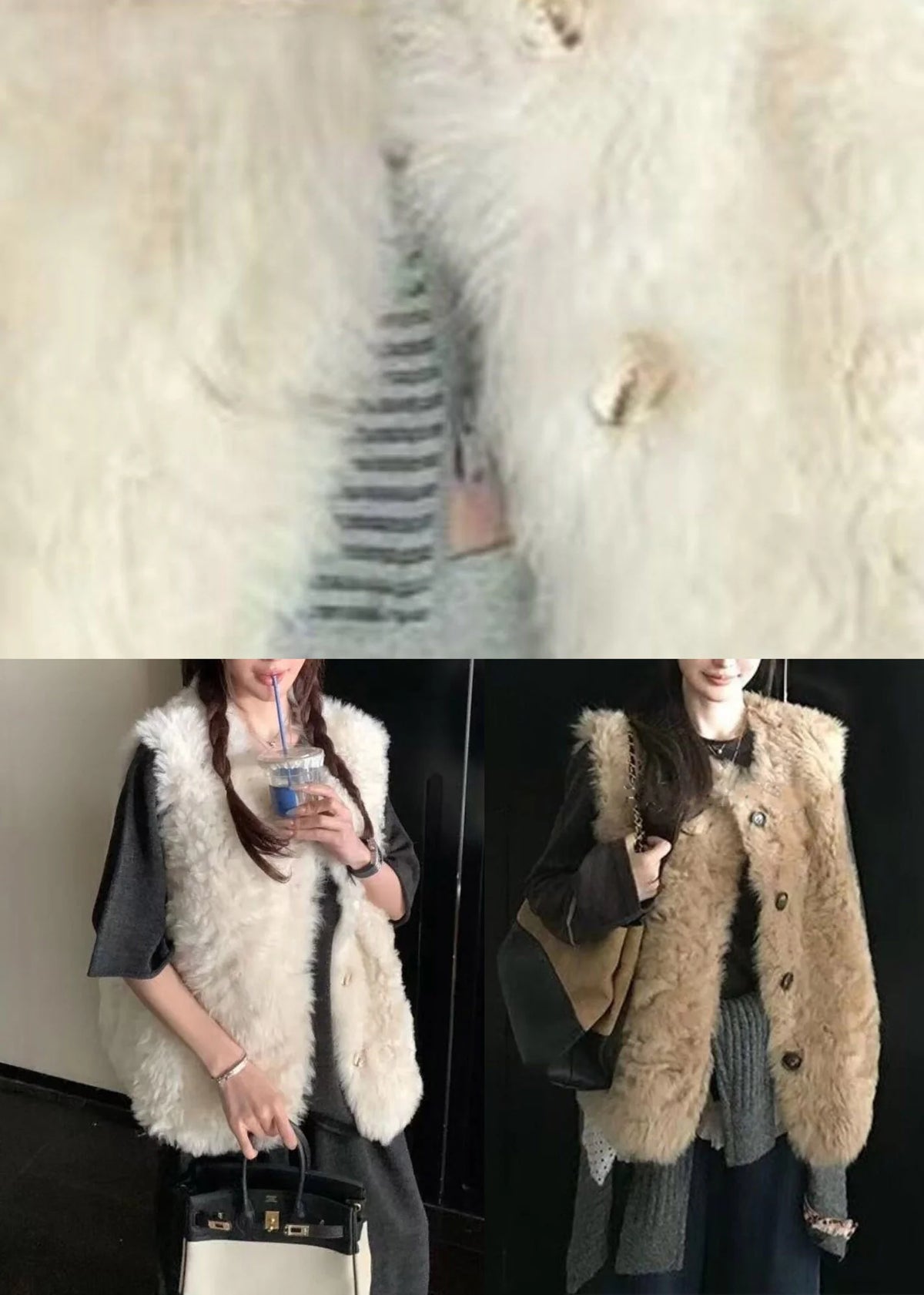 Gilet sans manches pour femme style classique à boutons 4