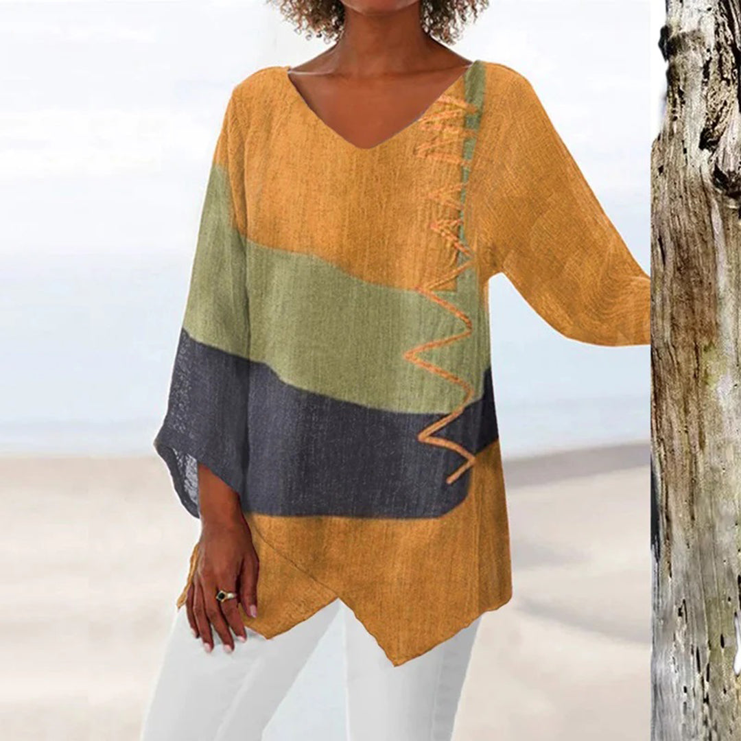 Haut Femme Chic Élégant Tissu de Haute Qualité 1