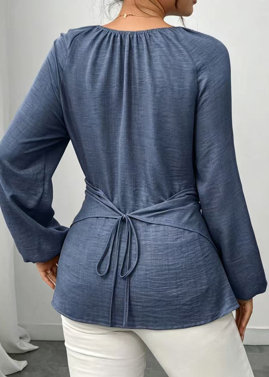 Haut pour femme style automnal à coupe ample 2
