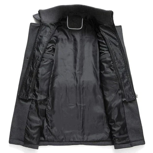 Manteau Hiver Homme Élégant Polyester Coupe Moderne 5