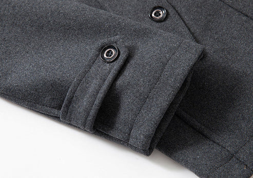Manteau Hiver Homme Élégant Polyester Coupe Moderne 6