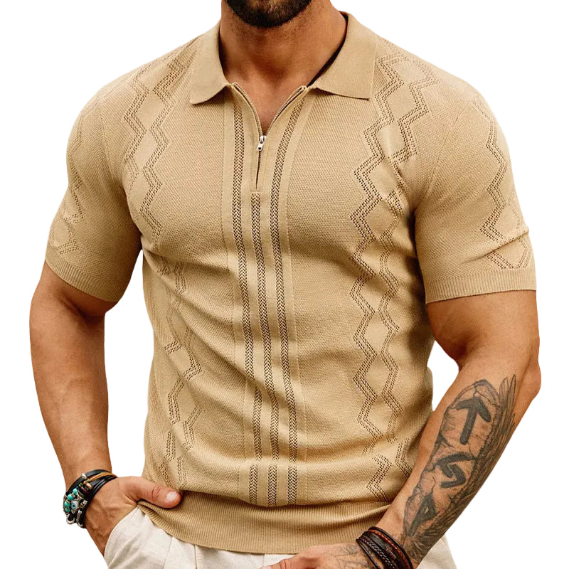Homme Polo à Manches Courtes Design Moderne 0