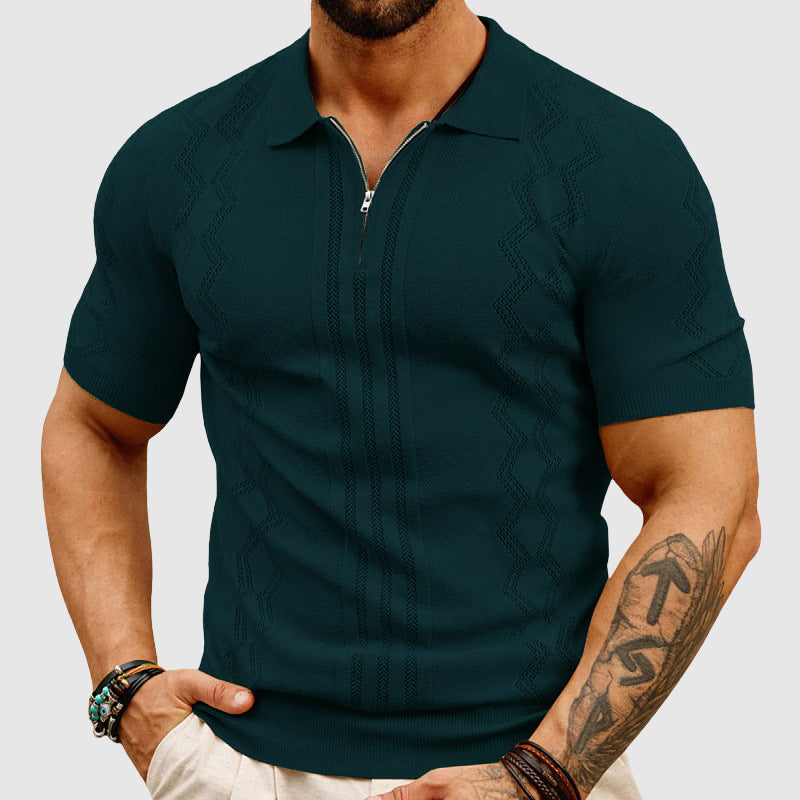 Homme Polo à Manches Courtes Design Moderne 2