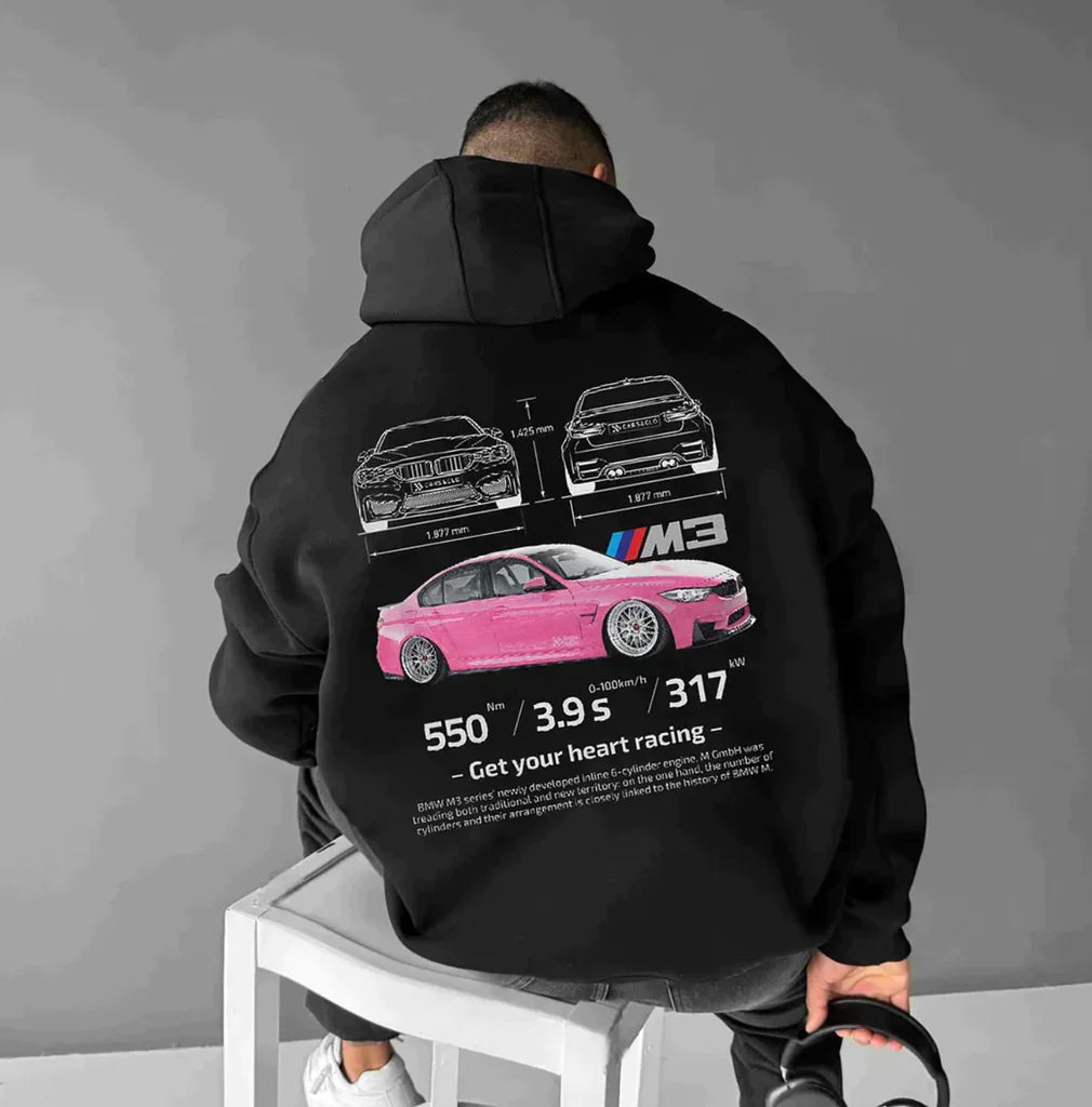 Hoodie Oversize pour Femme avec Imprimé Sportif