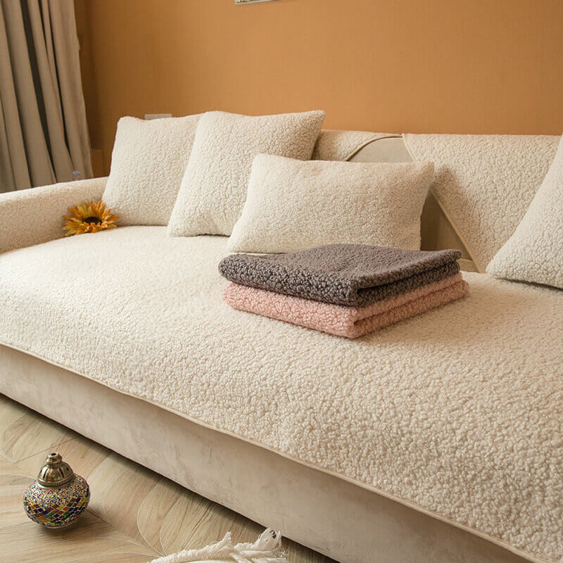 Housse de Canapé Confort Doux Antidérapante pour Décoration Intérieure 0
