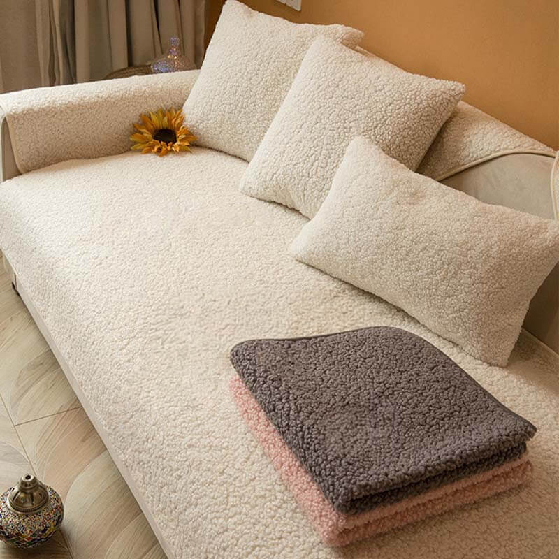 Housse de Canapé Confort Doux Antidérapante pour Décoration Intérieure 1