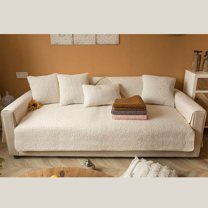 Housse de Canapé Confort Doux Antidérapante pour Décoration Intérieure 3