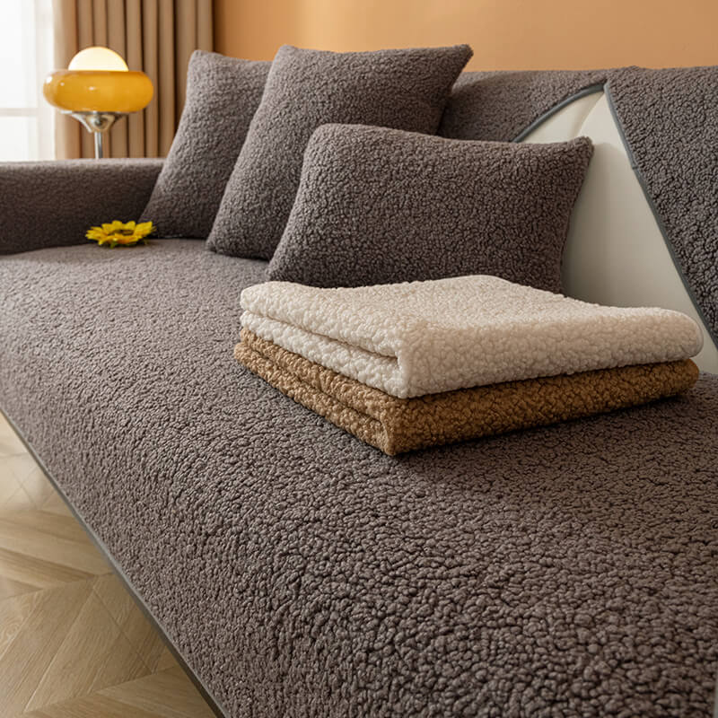 Housse de Canapé Confort Doux Antidérapante pour Décoration Intérieure 5