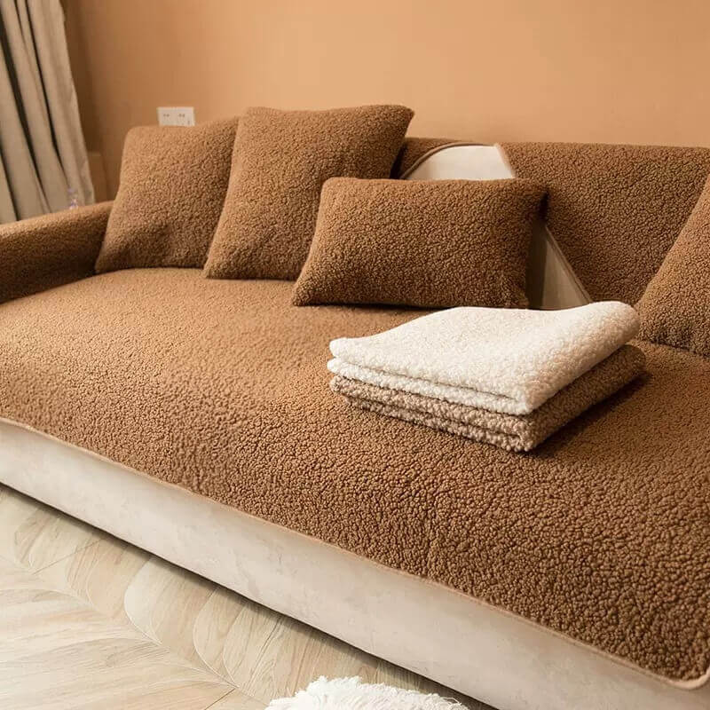Housse de Canapé Confort Doux Antidérapante pour Décoration Intérieure 7