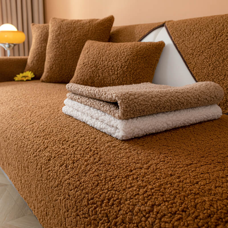Housse de Canapé Confort Doux Antidérapante pour Décoration Intérieure 8