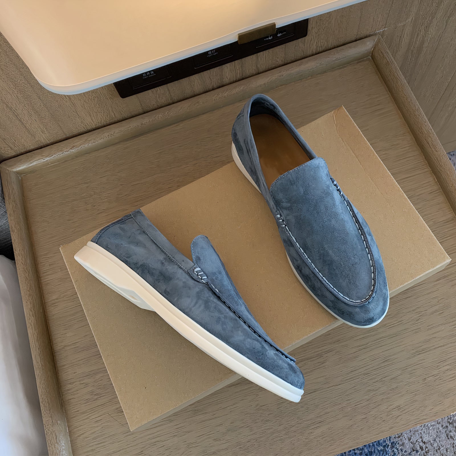 Mocassins pour hommes en cuir vintage 5