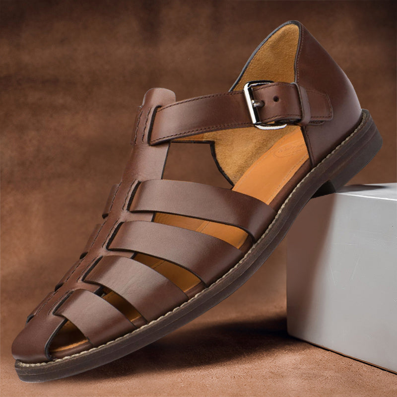 Variant image for Sandales Homme Cuir Élégantes Design Moderne Confort Optimal-21
