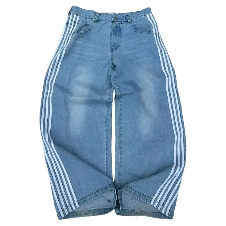 Jean Femme Baggy Taille Haute Style Y2K 0