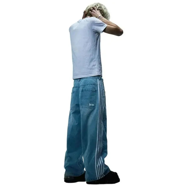 Jean Femme Baggy Taille Haute Style Y2K 2