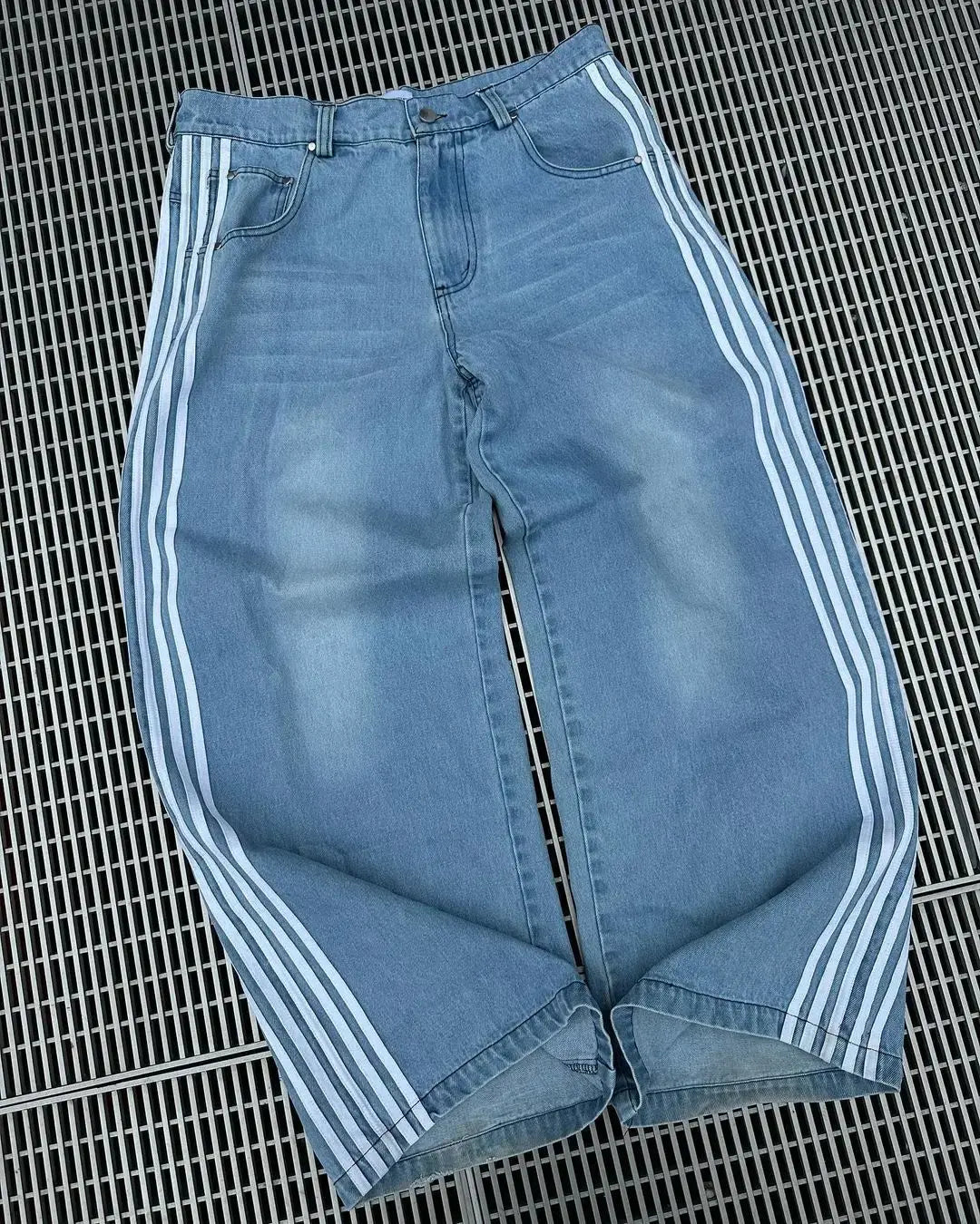 Jean Femme Baggy Taille Haute Style Y2K 3