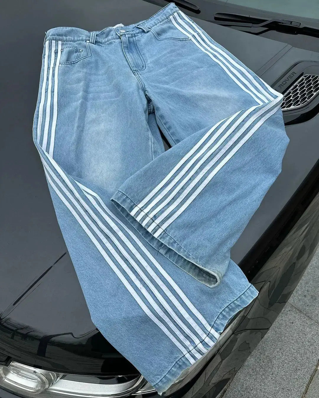 Jean Femme Baggy Taille Haute Style Y2K 4