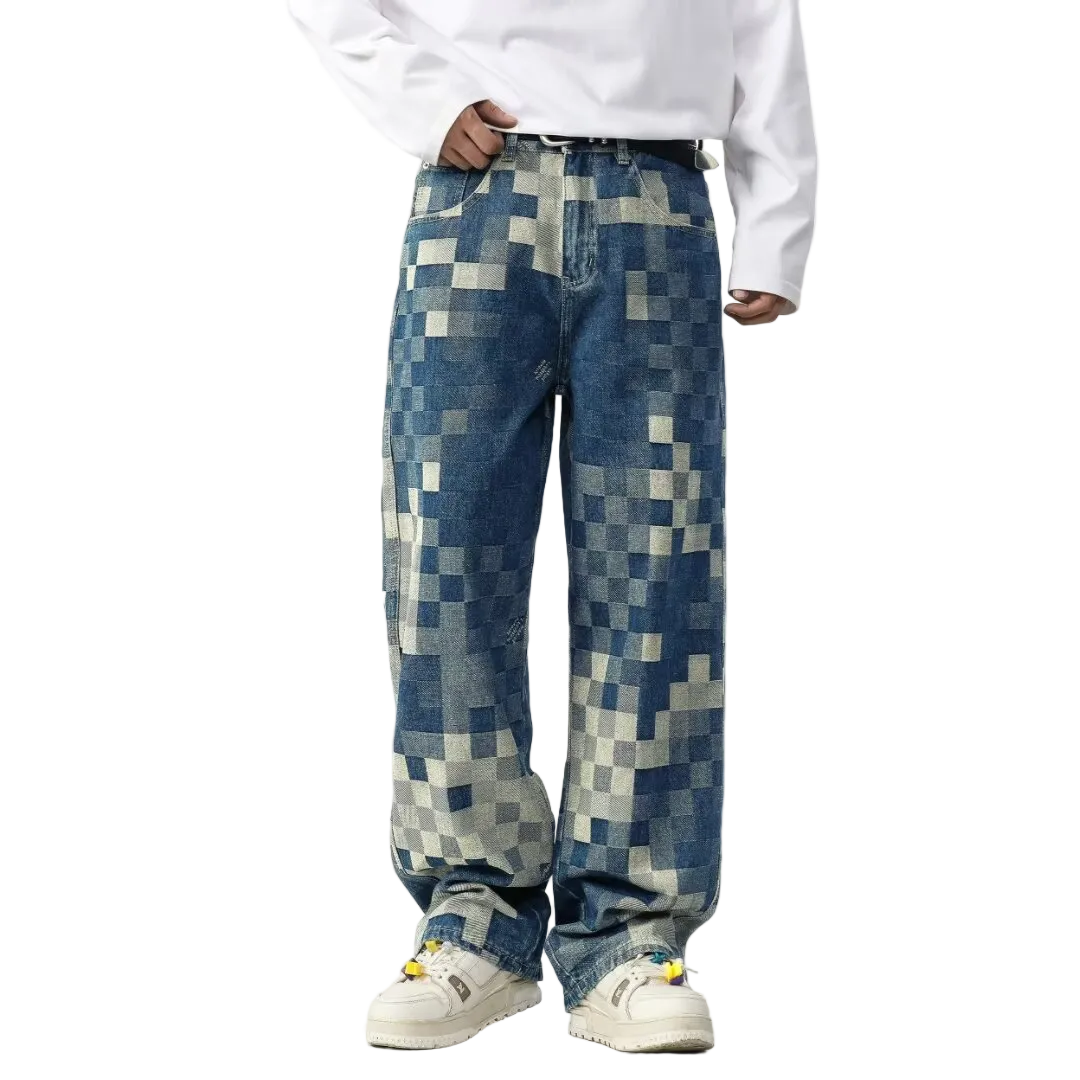 Jean Femme Patchwork Moderne Chic 0