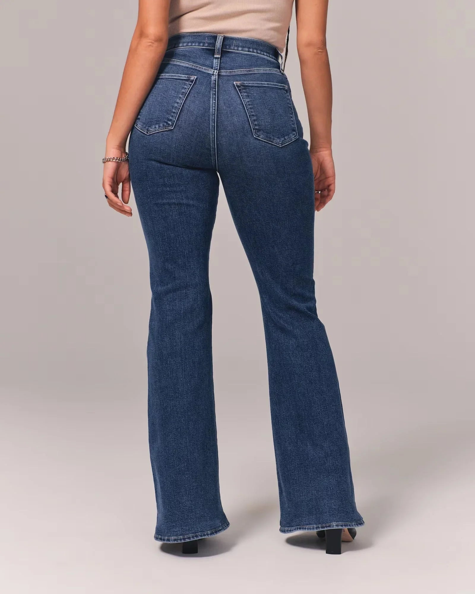 Jean Femme Taille Haute Décontracté Chic 2