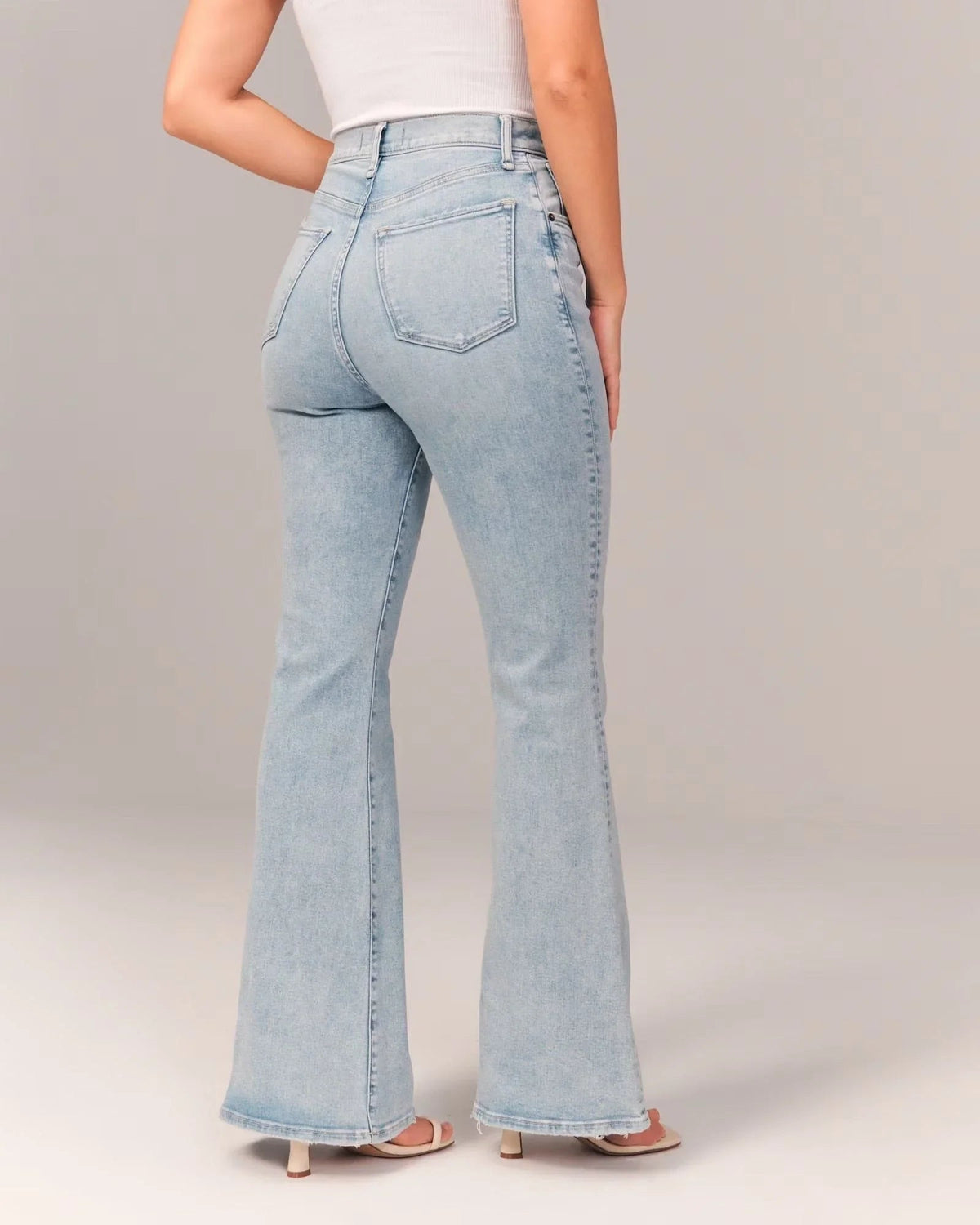 Jean Femme Taille Haute Décontracté Chic 4