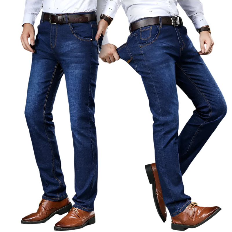 Jean Homme Confortable Ajusté en Denim Stretch Coton 0
