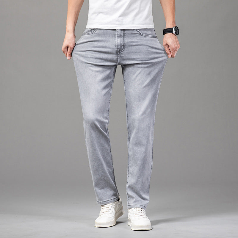 Jean Homme Coupe Droite Taille Haute Urbain 3