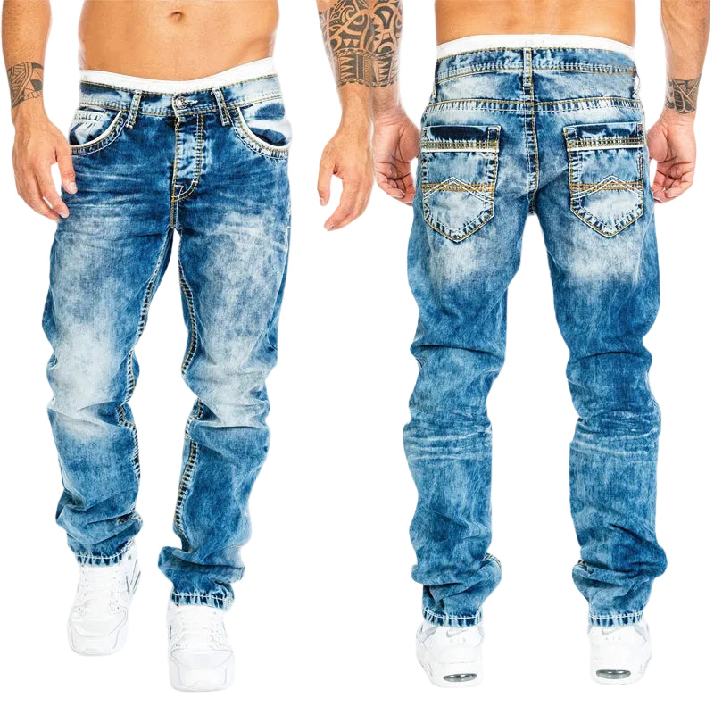Jean pour Homme Coupe Ajustée Urbain 0