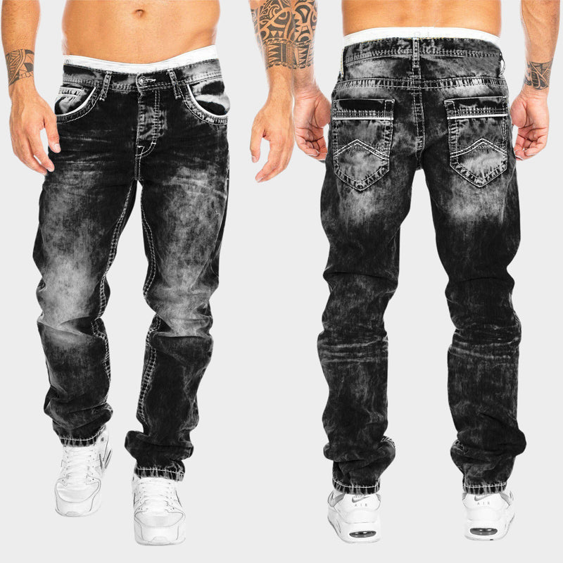Jean pour Homme Coupe Ajustée Urbain 1