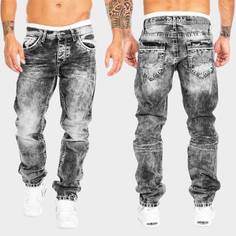 Jean pour Homme Coupe Ajustée Urbain 3