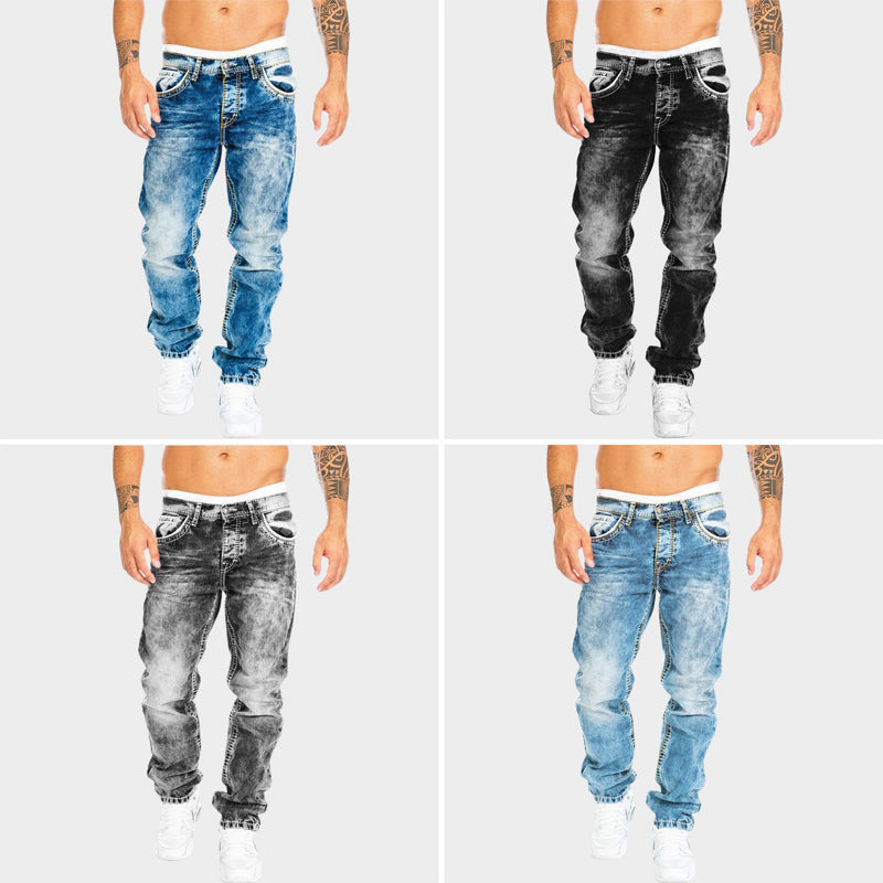 Jean pour Homme Coupe Ajustée Urbain 4