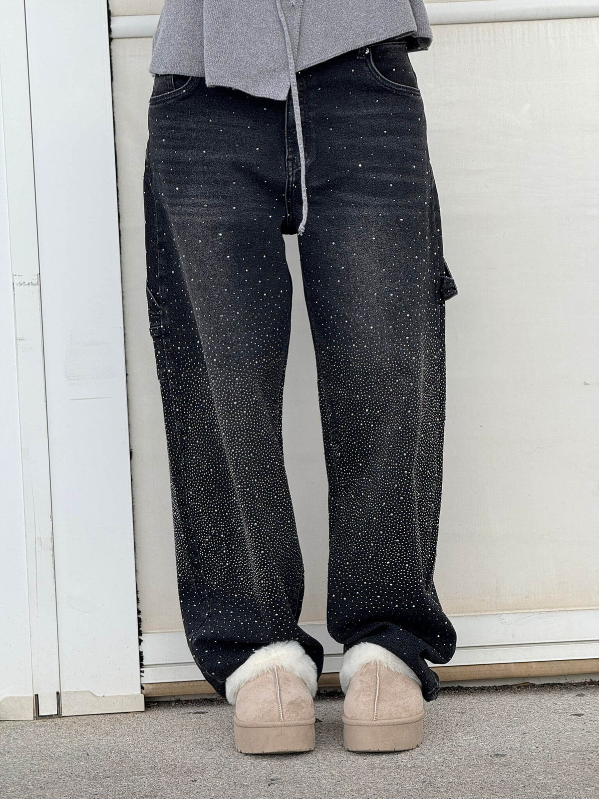 Jeans pour Femmes avec Détails Pailletés 10