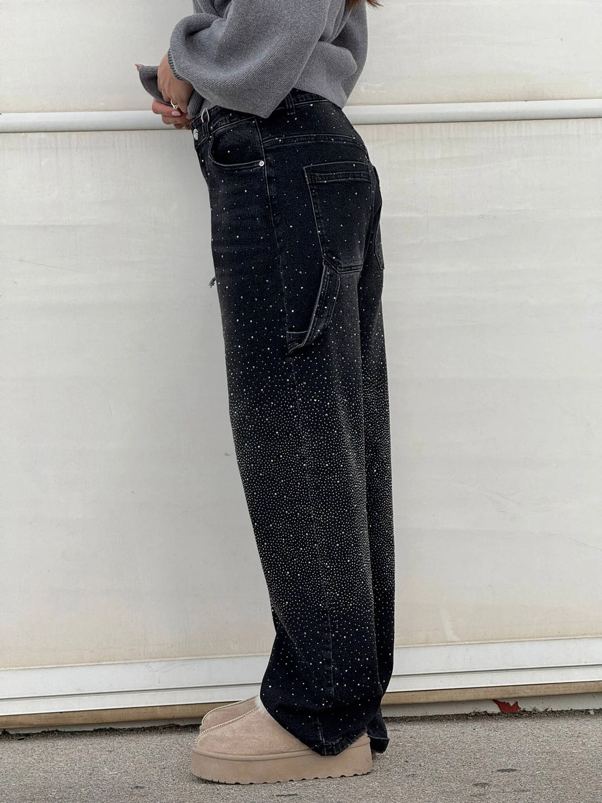 Jeans pour Femmes avec Détails Pailletés 8