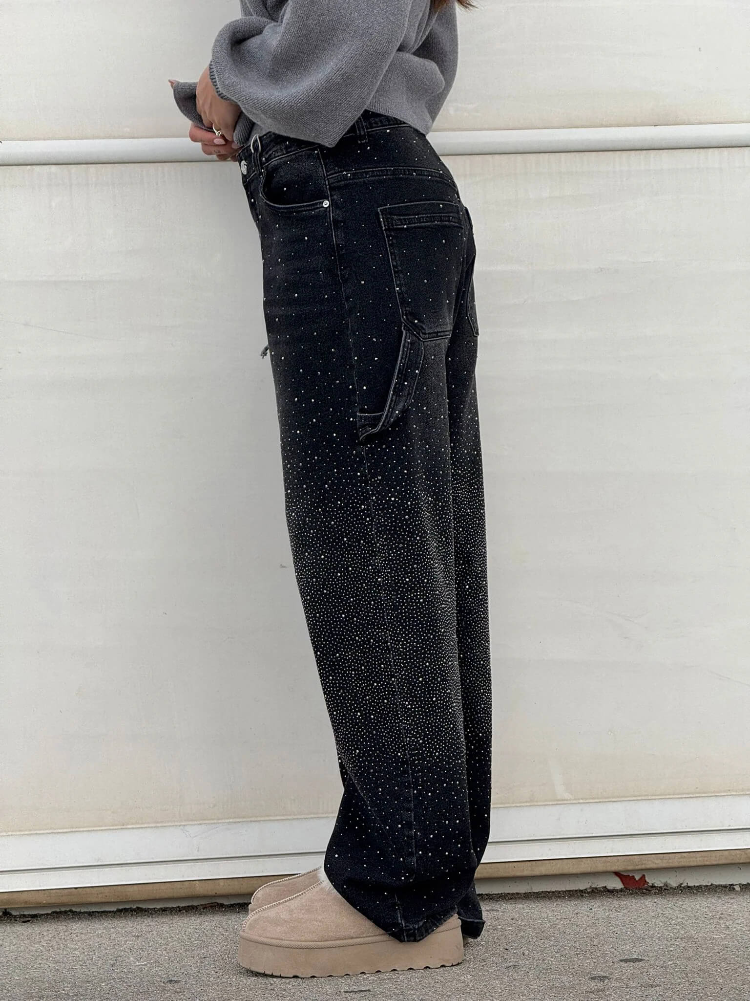 Jeans pour Femmes avec Détails Pailletés 8