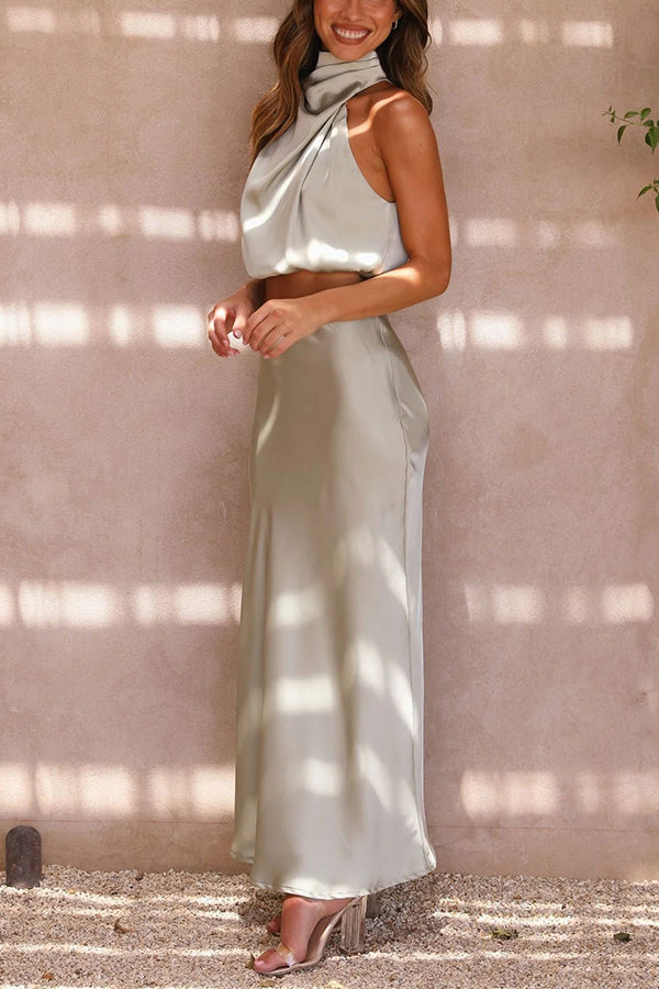 Jupe Maxi Femme Moderne Ensemble Chic 3