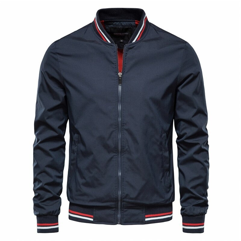 Variant image for Veste Femme Bomber Noire Élégante Polyamide Ajustée-8
