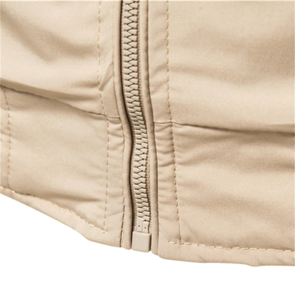 Veste Femme Bomber Noire Élégante Polyamide Ajustée-4
