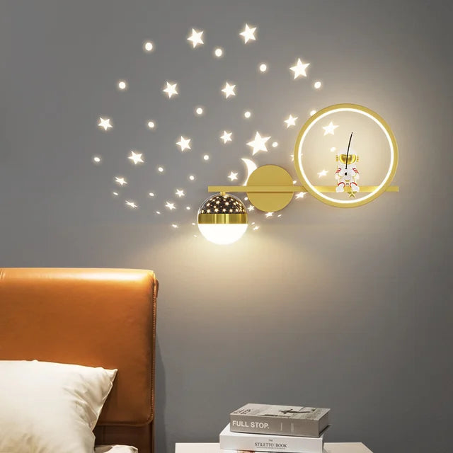 Lampe Murale Enfant Univers Magique LED 2