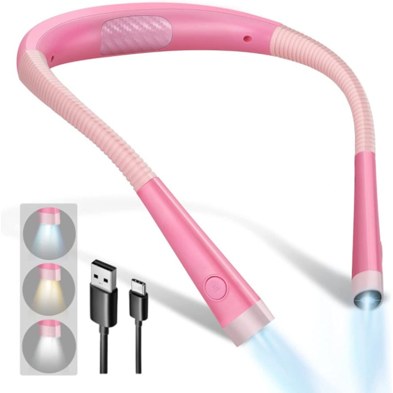 Lampe de Lecture Flexible LED pour le Cou - Lampe de Lecture au Lit avec Luminosité Réglable 6