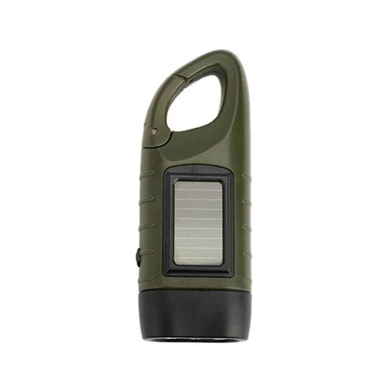 Lampe de Poche Étanche Multifonctionnelle à Manivelle pour Situations d'Urgence 4