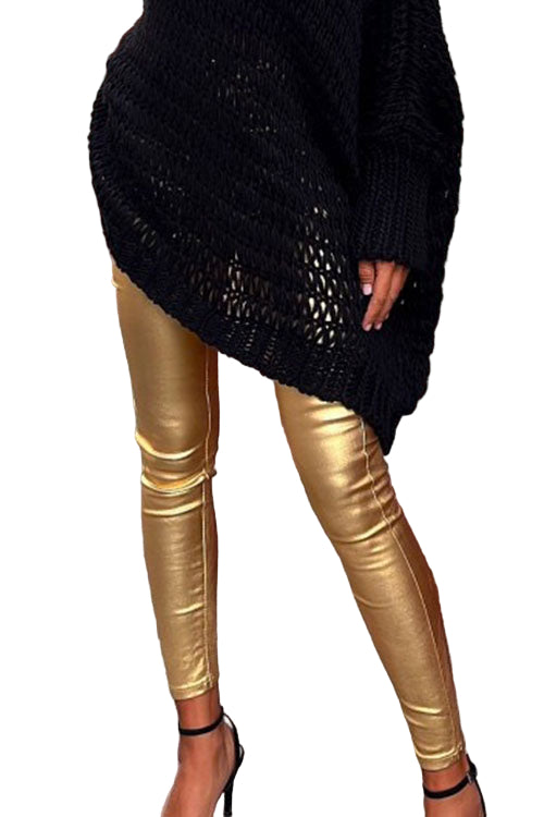 Legging Femme Similicuir Coupe Slim 0