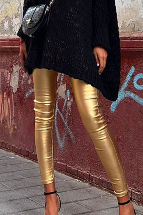 Legging Femme Similicuir Coupe Slim 2